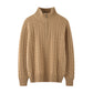 Versatile Casual Half-Neck Thermal Sweater In Pure Cashmere