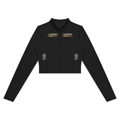 Baliveno Womens Crop Yoga Sports Jacket