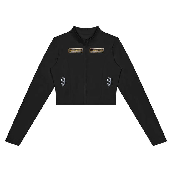 Baliveno Womens Crop Yoga Sports Jacket