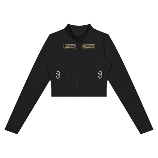 Baliveno Women’s Crop Yoga Sports Jacket