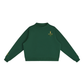 Baliveno luxury Essential Fleece Mock-Neck Crew Sweatshirt