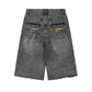 Baliveno Men’s Vintage Wide Leg Denim Shorts