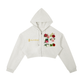Essential Cropped Zip-Up Hoodie
