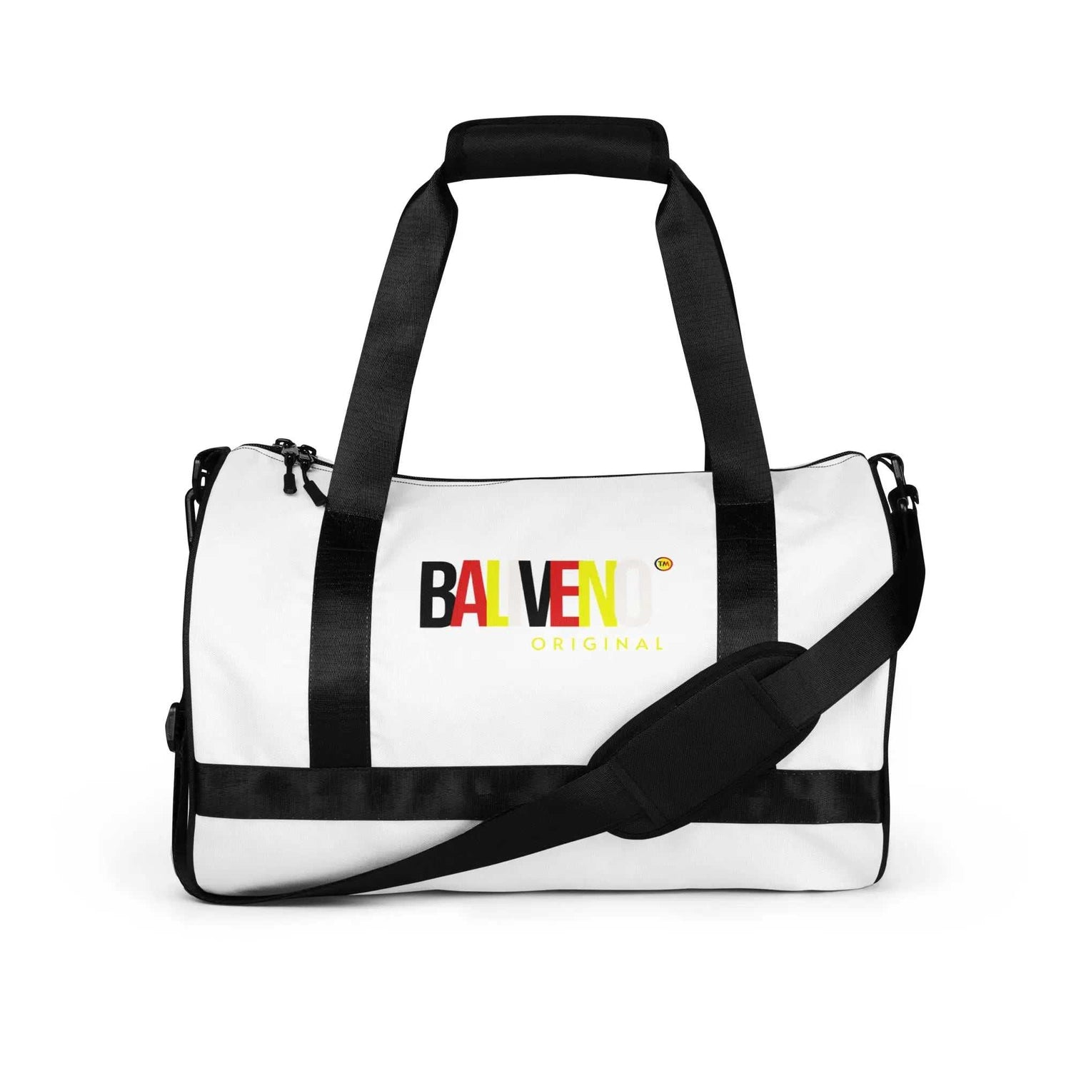 Baliveno Printed Duffel Gym Bag – Travel, Sports & Weekender BagBaliveno Printed Duffel Gym Bag – Travel, Sports & Weekender BagReady to get your fitness on? Add some punch to pumping iron with this all-over print gym bag. Made from 100% polyester and sturdy, water-resistant fabric, this bag [Bal]