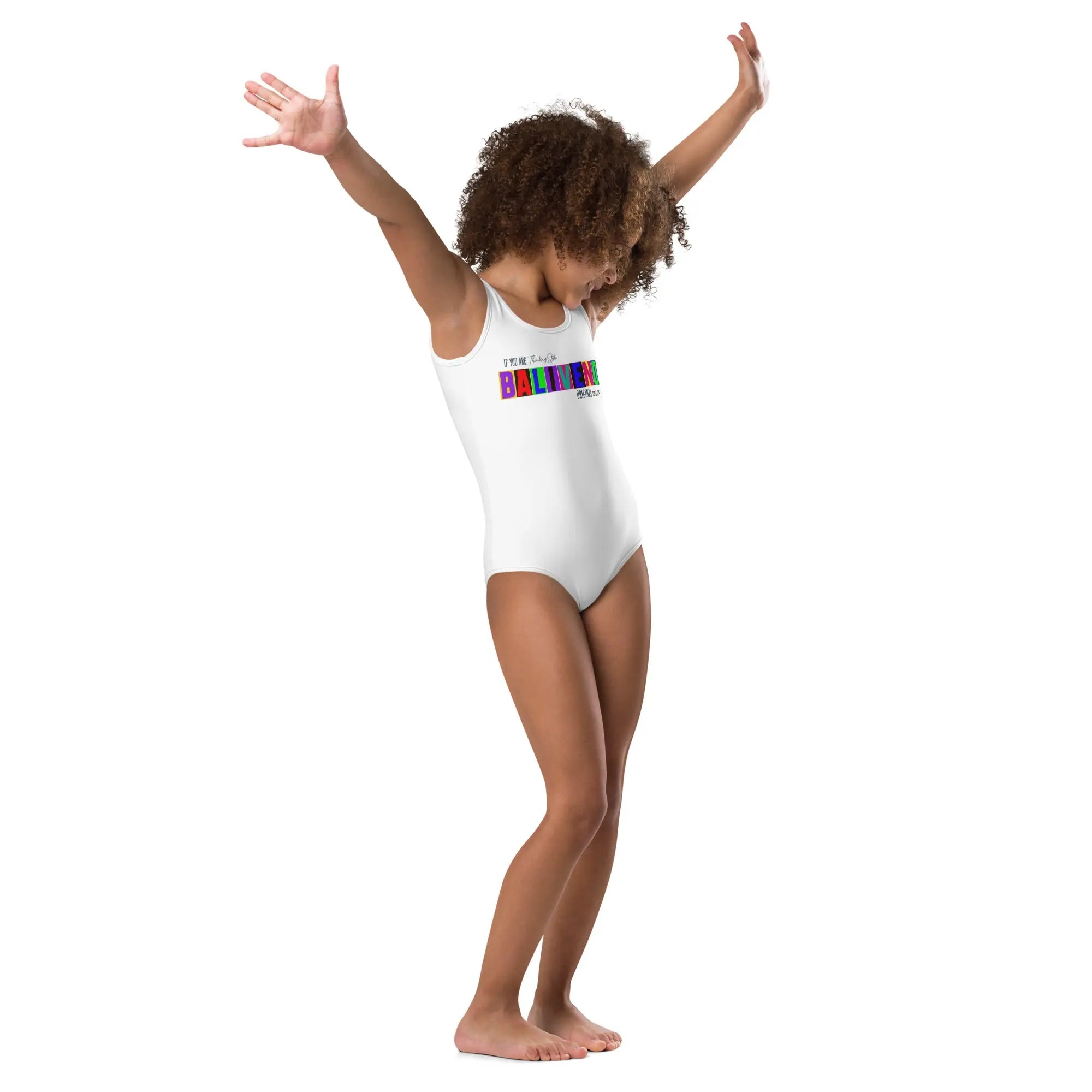 Baliveno Kids One-Piece Swimsuit, Printed Swimsuit, Baliveno Fashion, Polyester Swimwear, Beachwear, - BALIVENO FASHION HOUSE LTD