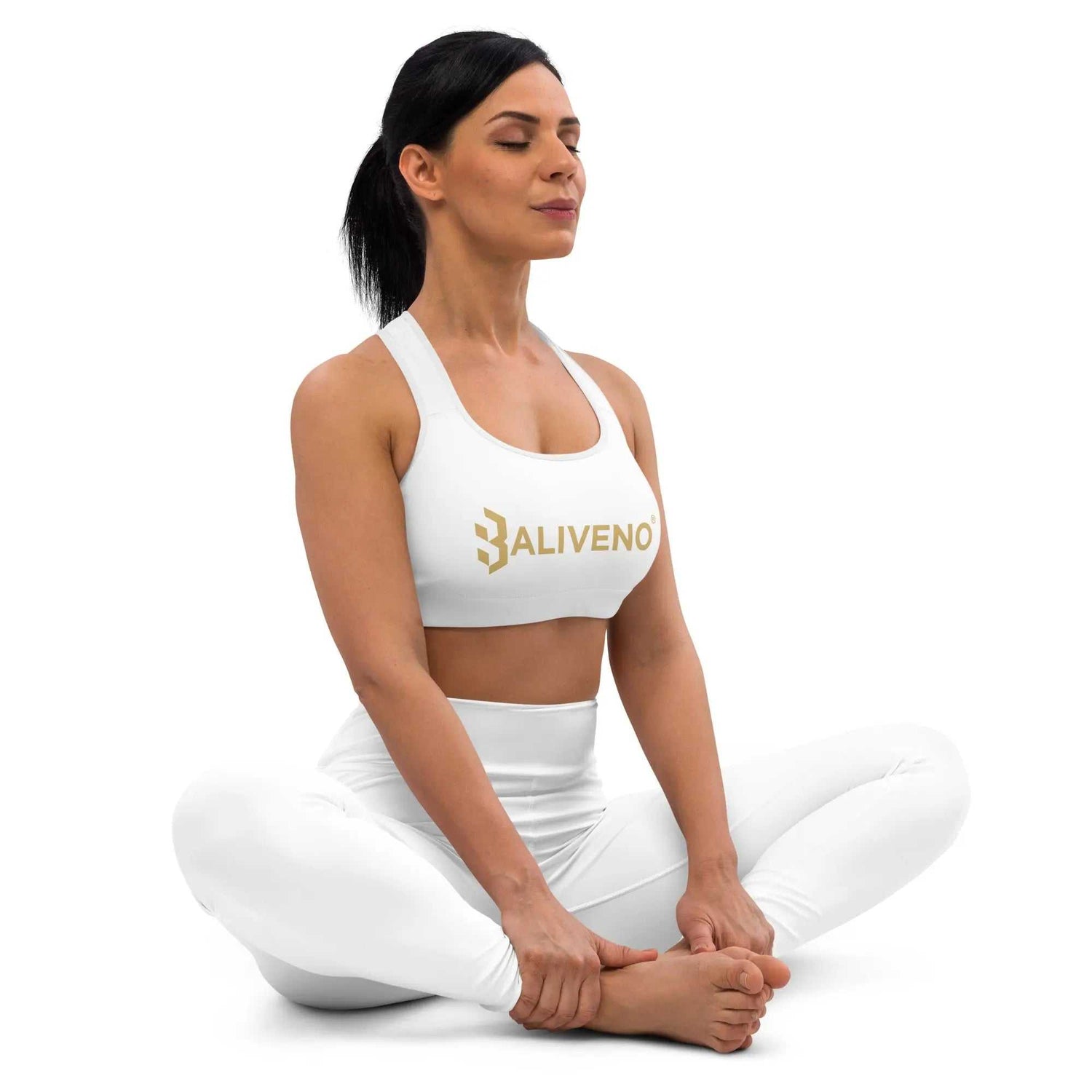 Padded Sports BraPadded Sports BraGet the perfect bra for your workouts! This comfy bra has a soft moisture-wicking fabric, extra materials in shoulder straps, and removable padding for maximum suppo[Bal]