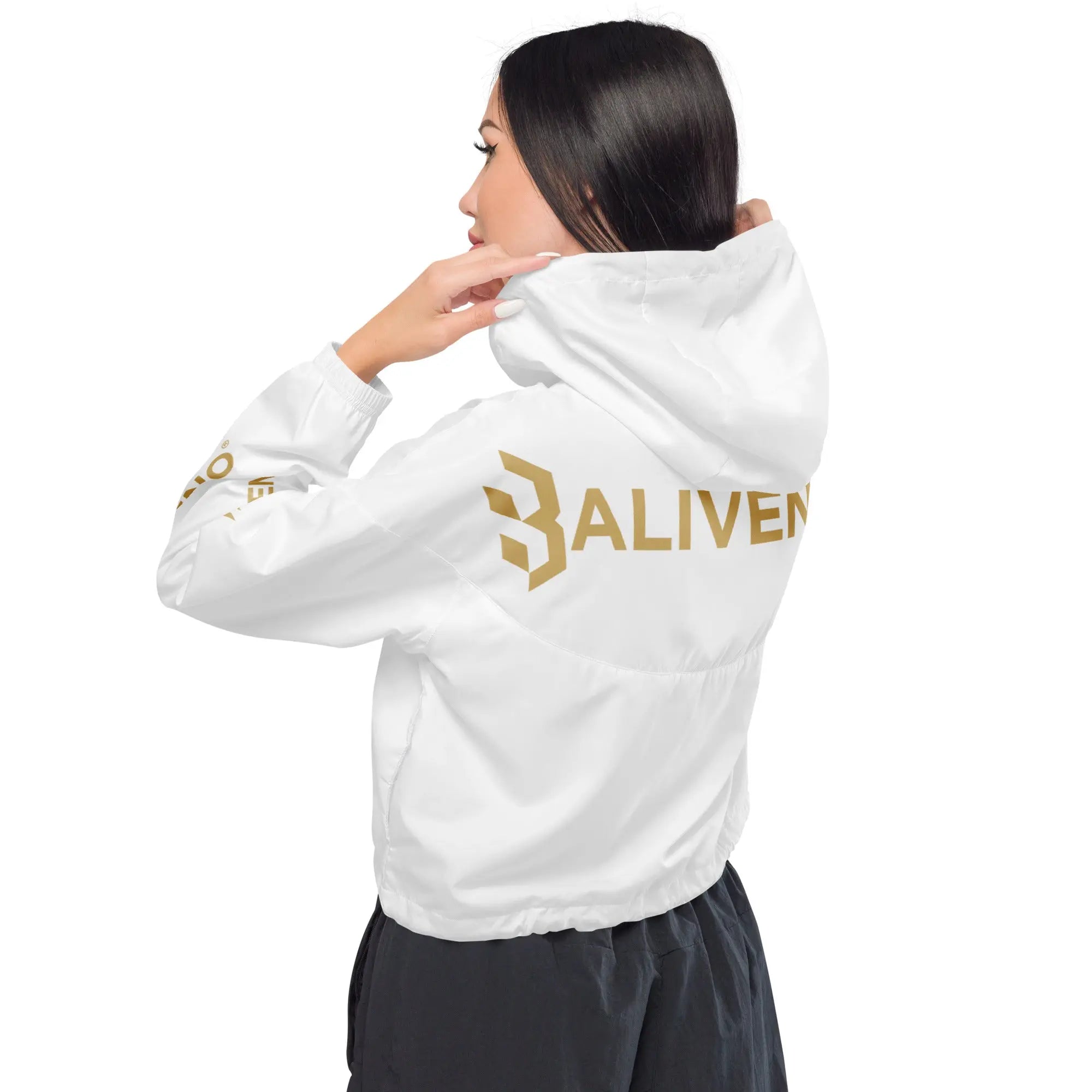 Women’s cropped windbreaker - BALIVENO