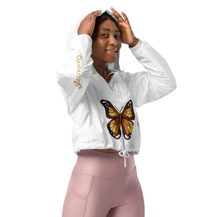 Women’s Cropped WindbreakerWomen’s cropped windbreakerIntroducing our Women’s Cropped Windbreaker, a stylish and functional outerwear essential for your outdoor pursuits. Designed to keep you hiking in style while shiel[Bal]