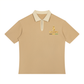 Unisex Color Block Quarter-Zip Polo Shirt
