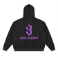 Unisex Sparkles Full Zip Boxy Hoodie