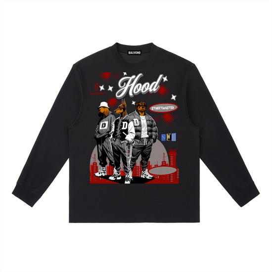 Baliveno Essential Crewneck Long-Sleeve T-Shirt