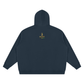 Baliveno Oversized Fleece Chunky-Zip Hoodie