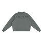 Baliveno Minimalist Essential Fleece Mock-Neck Crew Sweatshirt