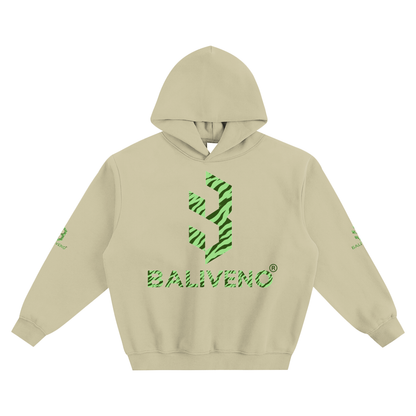 Baliveno Fleeced Boxy Hoodie Unisex Thick Cotton Polyester Blend