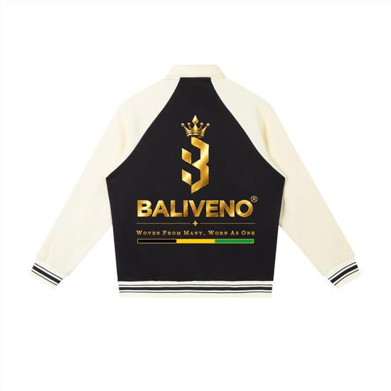 Baliveno Contrast Raglan Sleeve Baseball Jacket