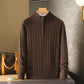 Versatile Casual Half-Neck Thermal Sweater In Pure Cashmere
