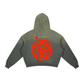 Baliveno Frayed Sunfade Boxy Fleece Hoodie