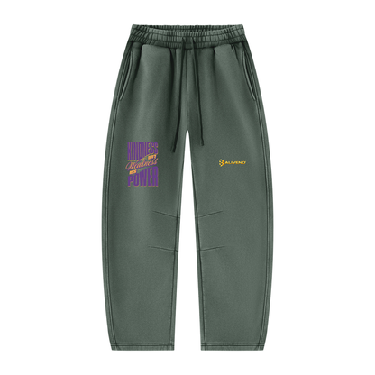 BALIVENO Unisex Vintage-Wash Barrel-Leg Sweatpants — Studio 01