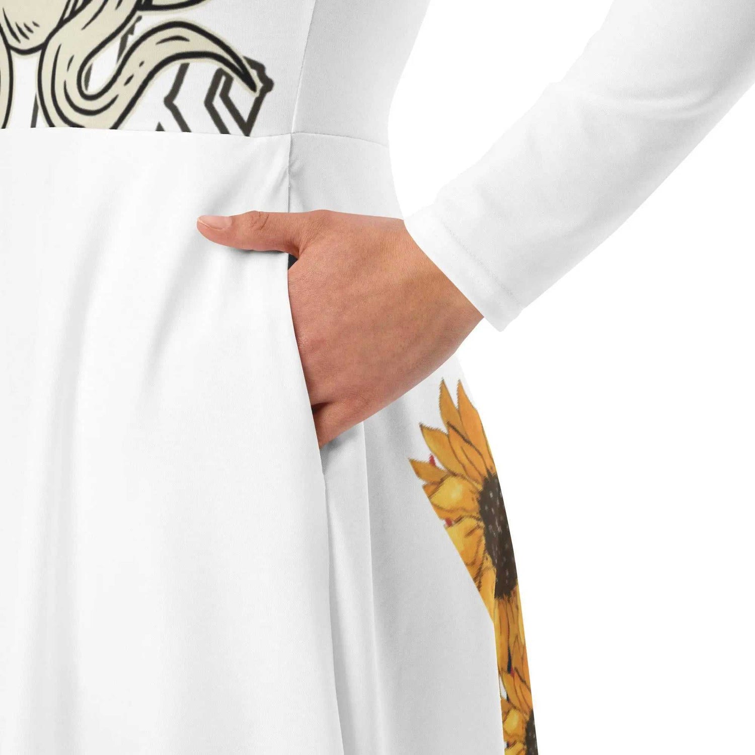 Medusa long sleeveMedusa long sleeve midi dressIntroducing your new favorite dress - the Medusa Long Sleeve Midi Dress. Crafted for comfort and style, this dress is designed to make you feel effortlessly feminine[Bal]