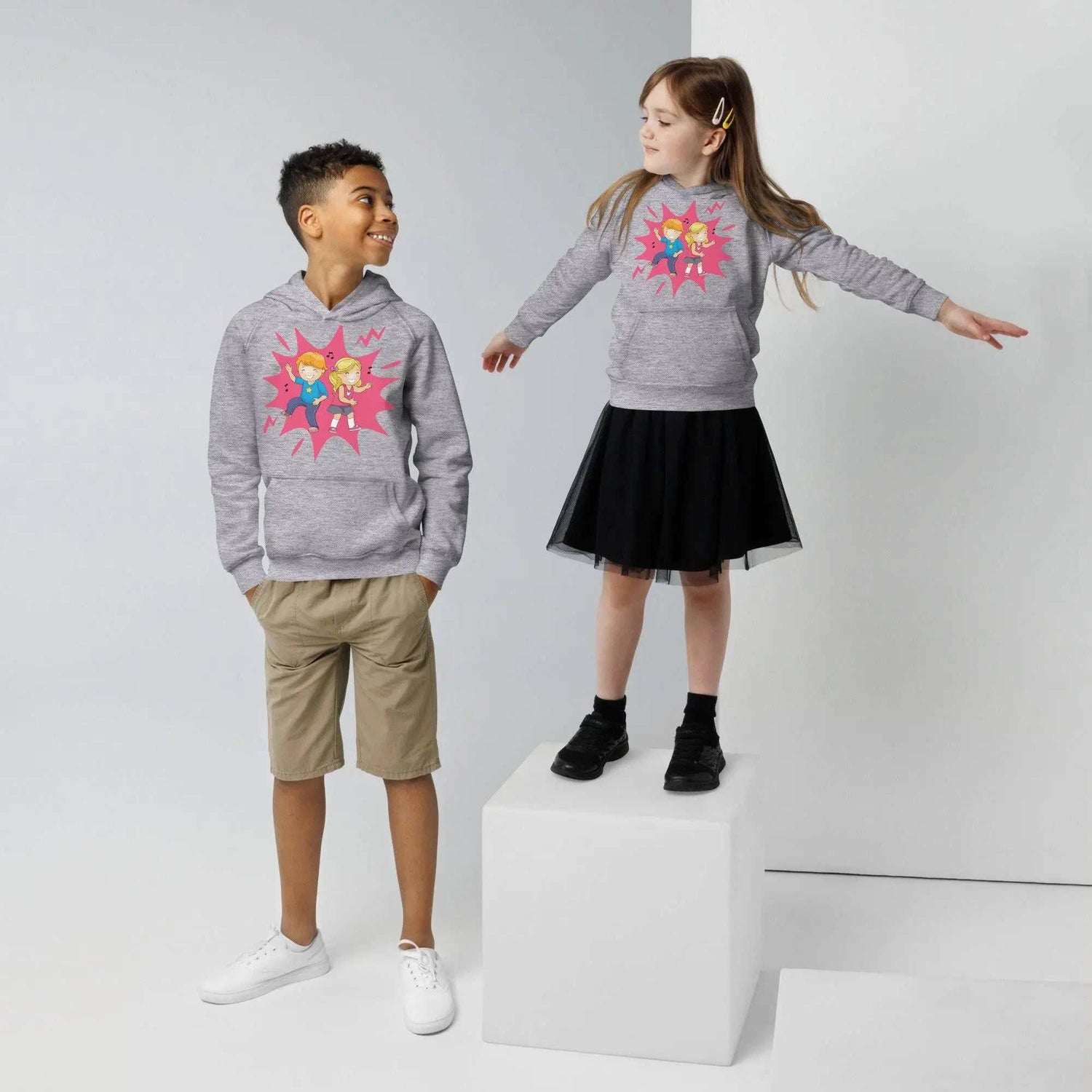 Forever Kid HoodieForever Kid hoodieIntroducing our Forever Kid Hoodie – the perfect combination of comfort, style, and sustainability for your little one.
Crafted with care and premium quality, this e[Bal]