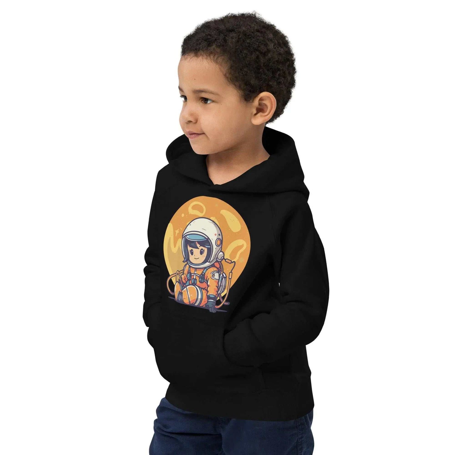 Space Kid HoodieSpace Kid hoodieIntroducing our Space Kid Hoodie, the perfect blend of comfort and sustainability for your little one! Crafted with premium quality materials, this eco-friendly hood[Bal]