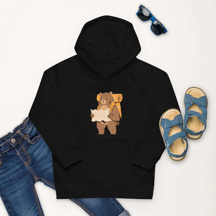 Where Am I HoodieWhere Am I HoodieLooking for a comfy hoodie for your little one? This premium quality kids eco hoodie has a front pouch pocket, ribbed cuffs, and a lined hood for additional warmth. [Bal]