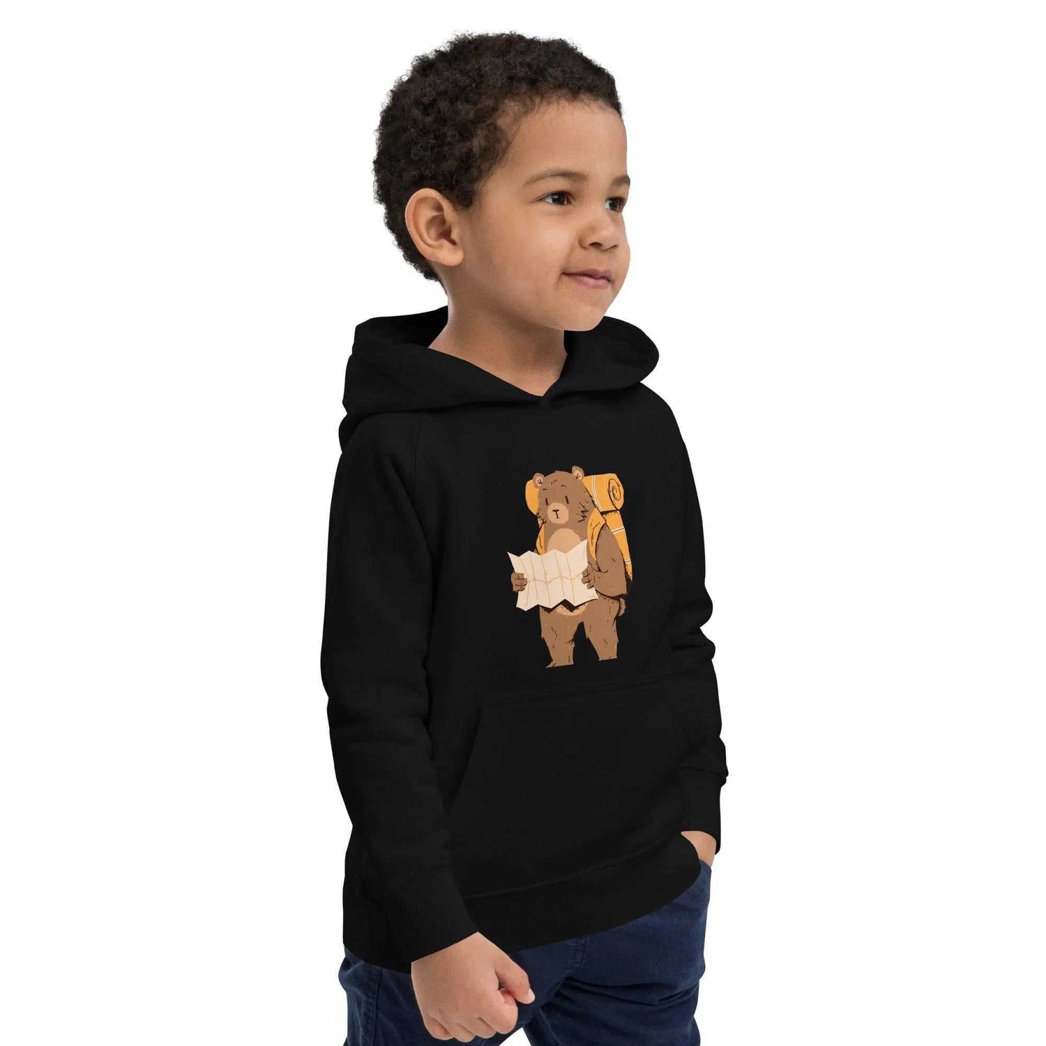 Where Am I HoodieWhere Am I HoodieLooking for a comfy hoodie for your little one? This premium quality kids eco hoodie has a front pouch pocket, ribbed cuffs, and a lined hood for additional warmth. [Bal]