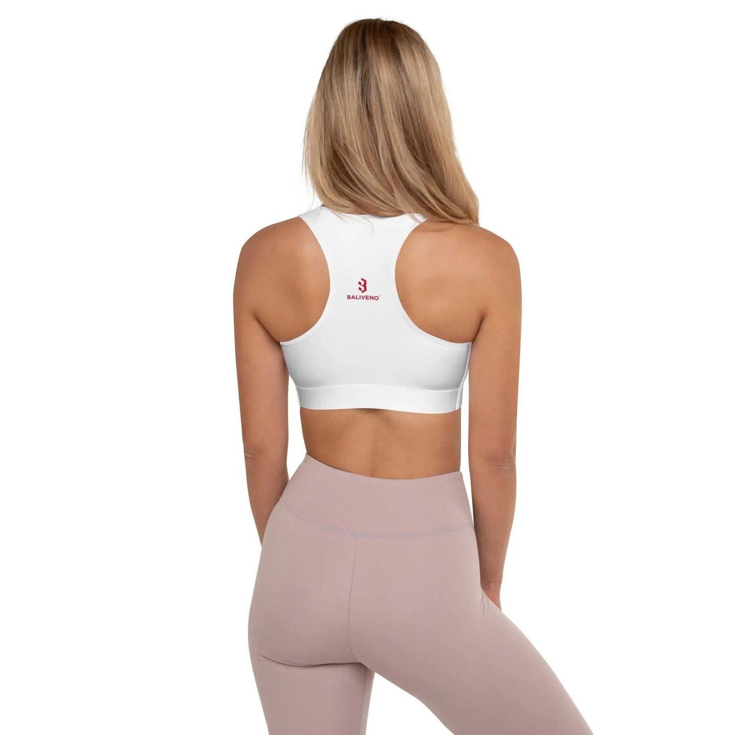 Padded Sports BraPadded Sports BraGet the perfect bra for your workouts! This comfy bra has a soft moisture-wicking fabric, extra materials in shoulder straps, and removable padding for maximum suppo[Bal]