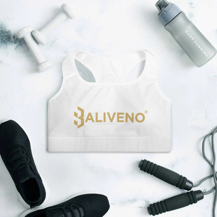 Padded Sports BraPadded Sports BraGet the perfect bra for your workouts! This comfy bra has a soft moisture-wicking fabric, extra materials in shoulder straps, and removable padding for maximum suppo[Bal]