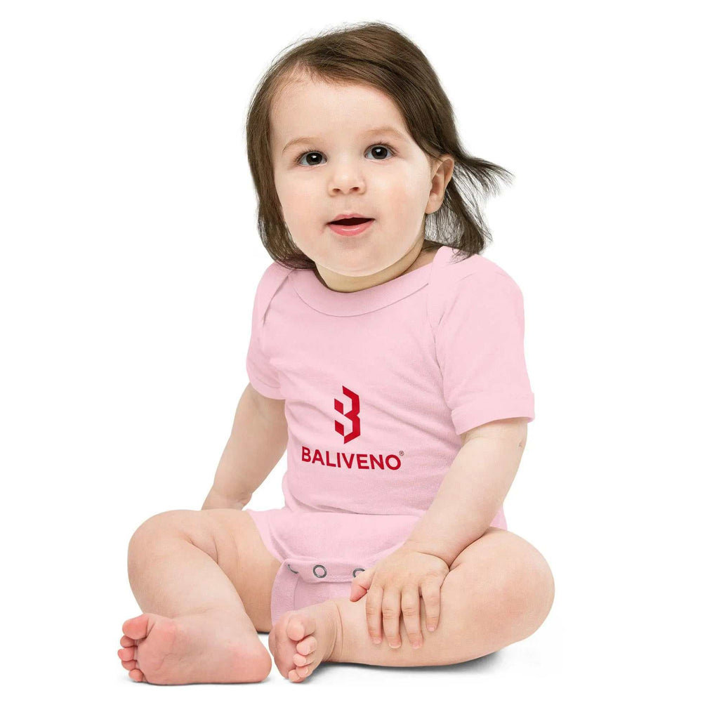 Baby short sleeveBaby short sleeve one pieceKeep your little one comfy and stylish in the Baby Short Sleeve Cotton Romper. This 100% ring-spun combed cotton one-piece features an adorable all-over print design[Bal]