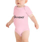 Baby Short SleeveBaby short sleeve one pieceKeep your little one comfy and stylish in the Baby Short Sleeve Cotton Romper. This 100% ring-spun combed cotton one-piece features an adorable all-over print design[Bal]