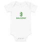 Baby short sleeveBaby short sleeve one pieceKeep your little one comfy and stylish in the Baby Short Sleeve Cotton Romper. This 100% ring-spun combed cotton one-piece features an adorable all-over print design[Bal]
