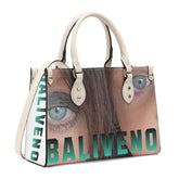 Baliveno Luxury leather Handbag With Shoulder Strap.Baliveno Luxury leather Handbag With Shoulder Strap.Crafted with quality vegan PU leather, this printed tote boasts a structured silhouette with dual top handles for a balanced, hands-free carry. A top zipper closure [Bal]
