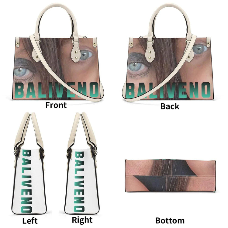 Baliveno Luxury leather Handbag With Shoulder Strap.Baliveno Luxury leather Handbag With Shoulder Strap.Crafted with quality vegan PU leather, this printed tote boasts a structured silhouette with dual top handles for a balanced, hands-free carry. A top zipper closure [Bal]