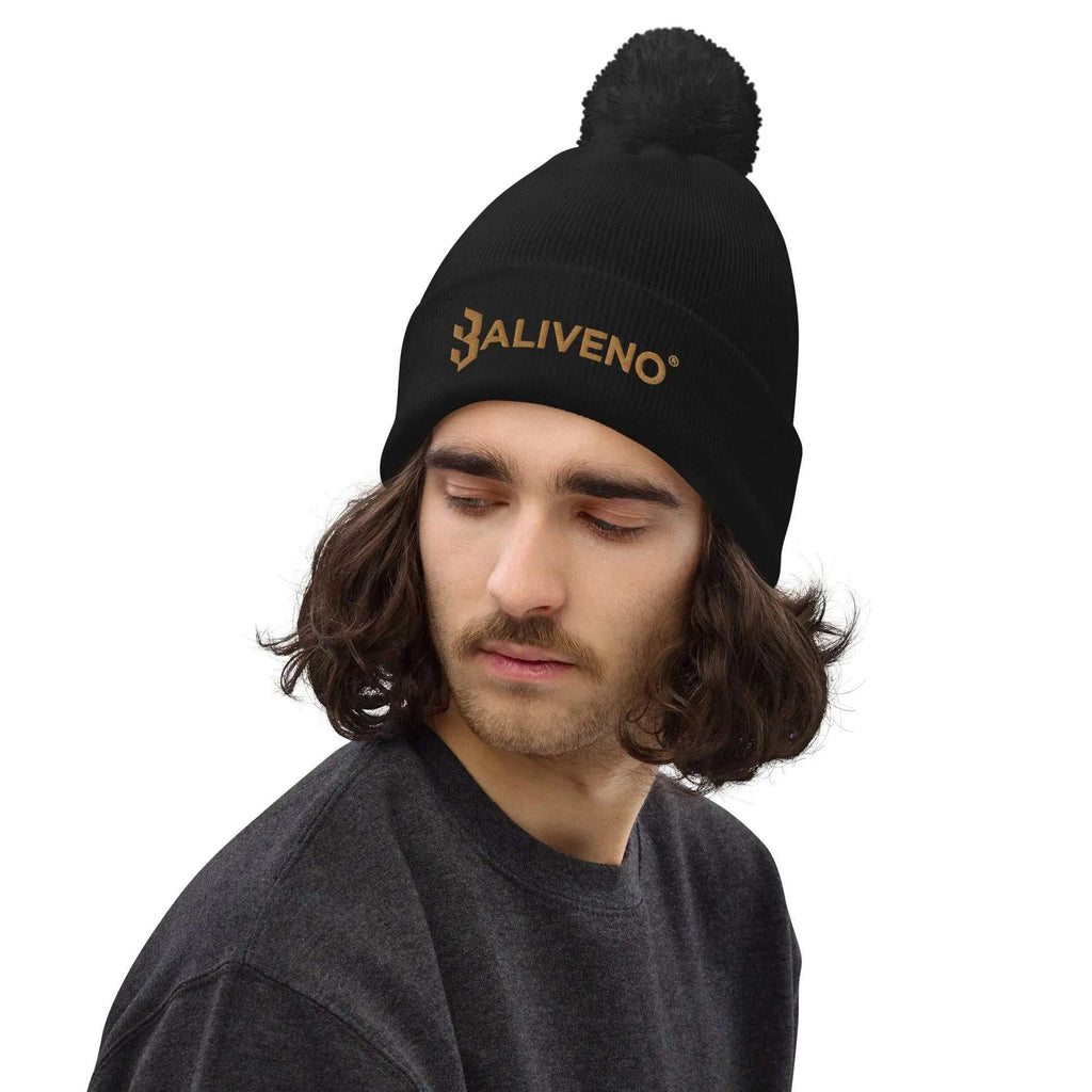 Baliveno pom pomBaliveno pom pom beanieStay cozy and stylish through chilly autumn days and winter's embrace with the Baliveno Pom Pom Beanie. Crafted from 100% soft-touch acrylic, this beanie promises bo[Bal]