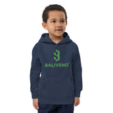 Kids eco hoodieKids eco hoodieIndulge your little one in comfort and style with our premium Kids Eco Hoodie. Crafted with care from a blend of 80% organic cotton and 20% recycled polyester, this [Bal]