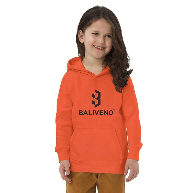 Kids eco hoodieKids eco hoodieIndulge your little one in comfort and style with our premium Kids Eco Hoodie. Crafted with care from a blend of 80% organic cotton and 20% recycled polyester, this [Bal]