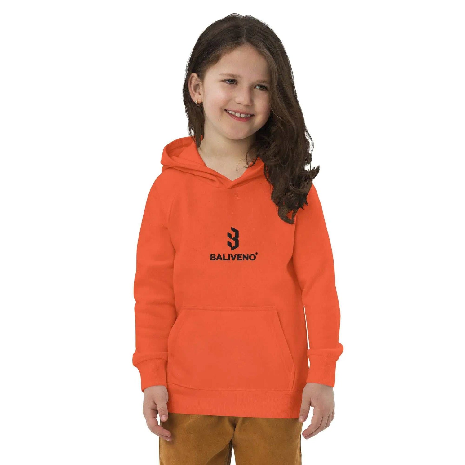 Kids eco hoodieKids eco hoodieIndulge your little one in comfort and style with our premium Kids Eco Hoodie. Crafted with care from a blend of 80% organic cotton and 20% recycled polyester, this [Bal]