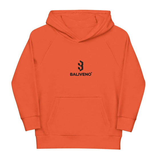Kids eco hoodieKids eco hoodieIndulge your little one in comfort and style with our premium Kids Eco Hoodie. Crafted with care from a blend of 80% organic cotton and 20% recycled polyester, this [Bal]
