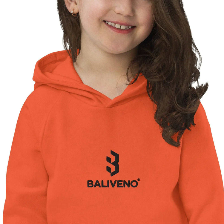 Kids eco hoodieKids eco hoodieIndulge your little one in comfort and style with our premium Kids Eco Hoodie. Crafted with care from a blend of 80% organic cotton and 20% recycled polyester, this [Bal]