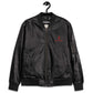 Leather Bomber JacketLeather Bomber JacketElevate your wardrobe with timeless style and sophistication with our Leather Bomber Jacket. Crafted from high-quality 100% PU leather, this classic piece is a must-[Bal]