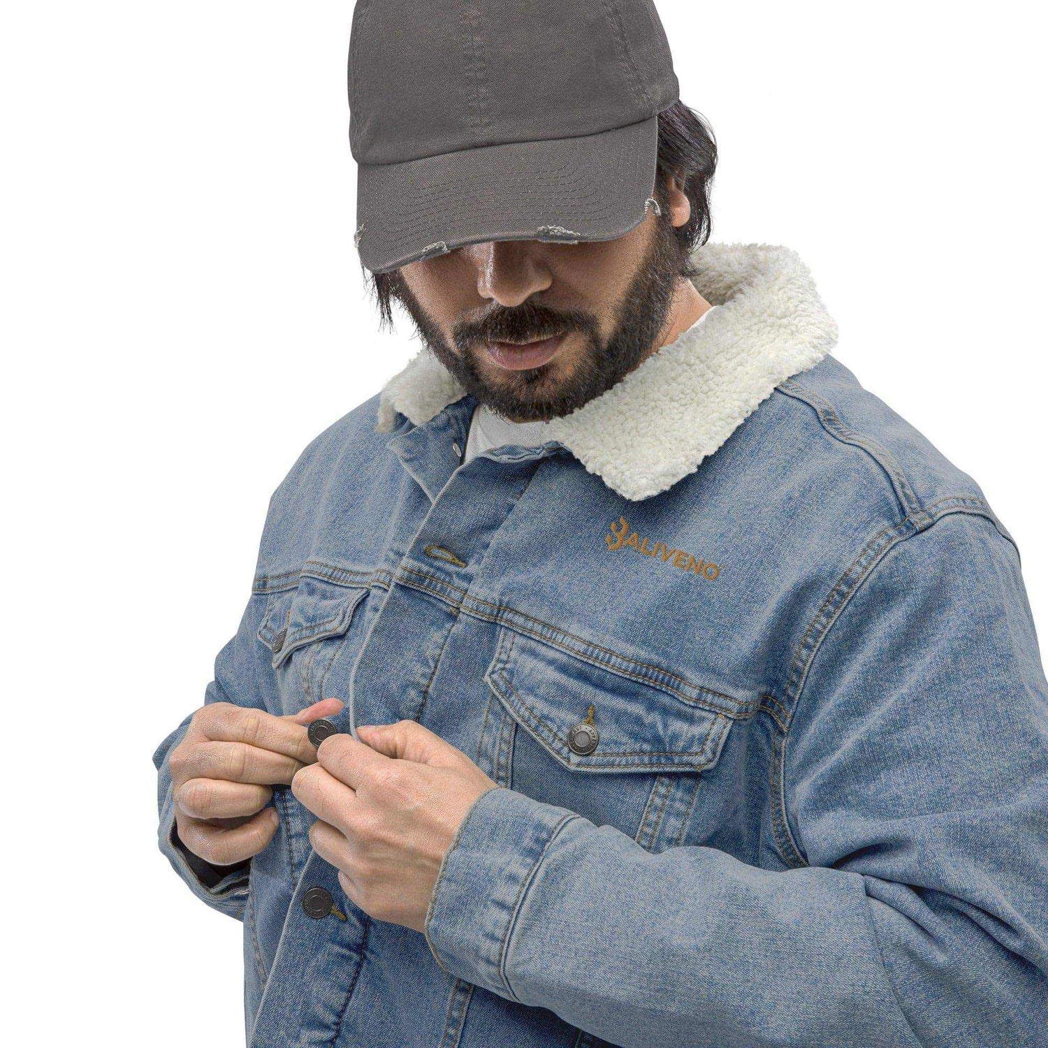 Unisex denimUnisex denim sherpa jacketIntroducing the timeless appeal of our Unisex Denim Sherpa Jacket. Whether you&