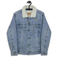Unisex denimUnisex denim sherpa jacketIntroducing the timeless appeal of our Unisex Denim Sherpa Jacket. Whether you&