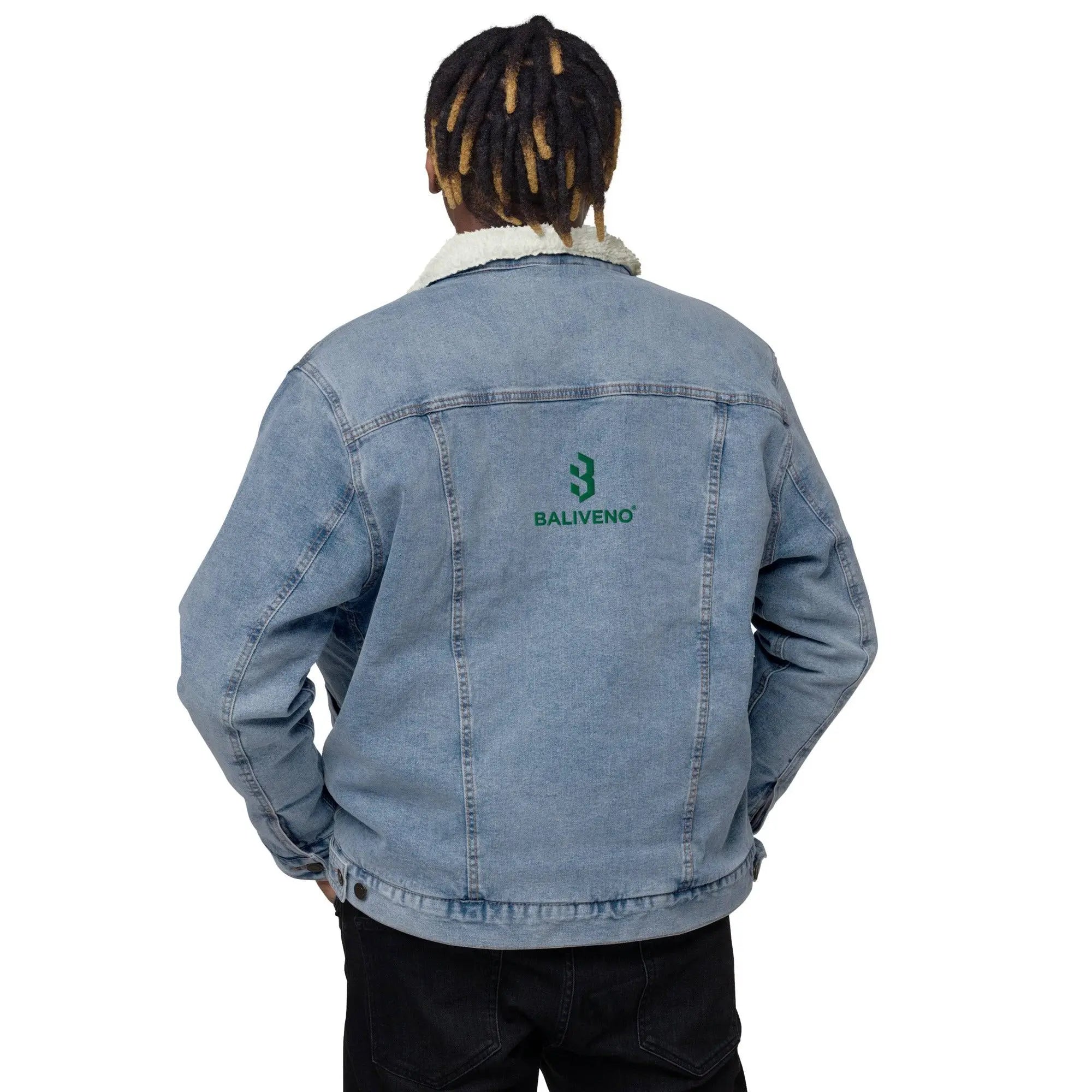 Unisex denim sherpa jacket - BALIVENO