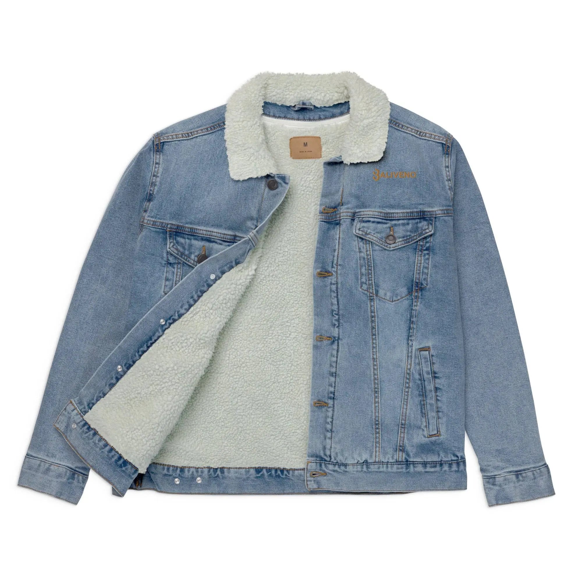 Unisex denim sherpa jacket - BALIVENO