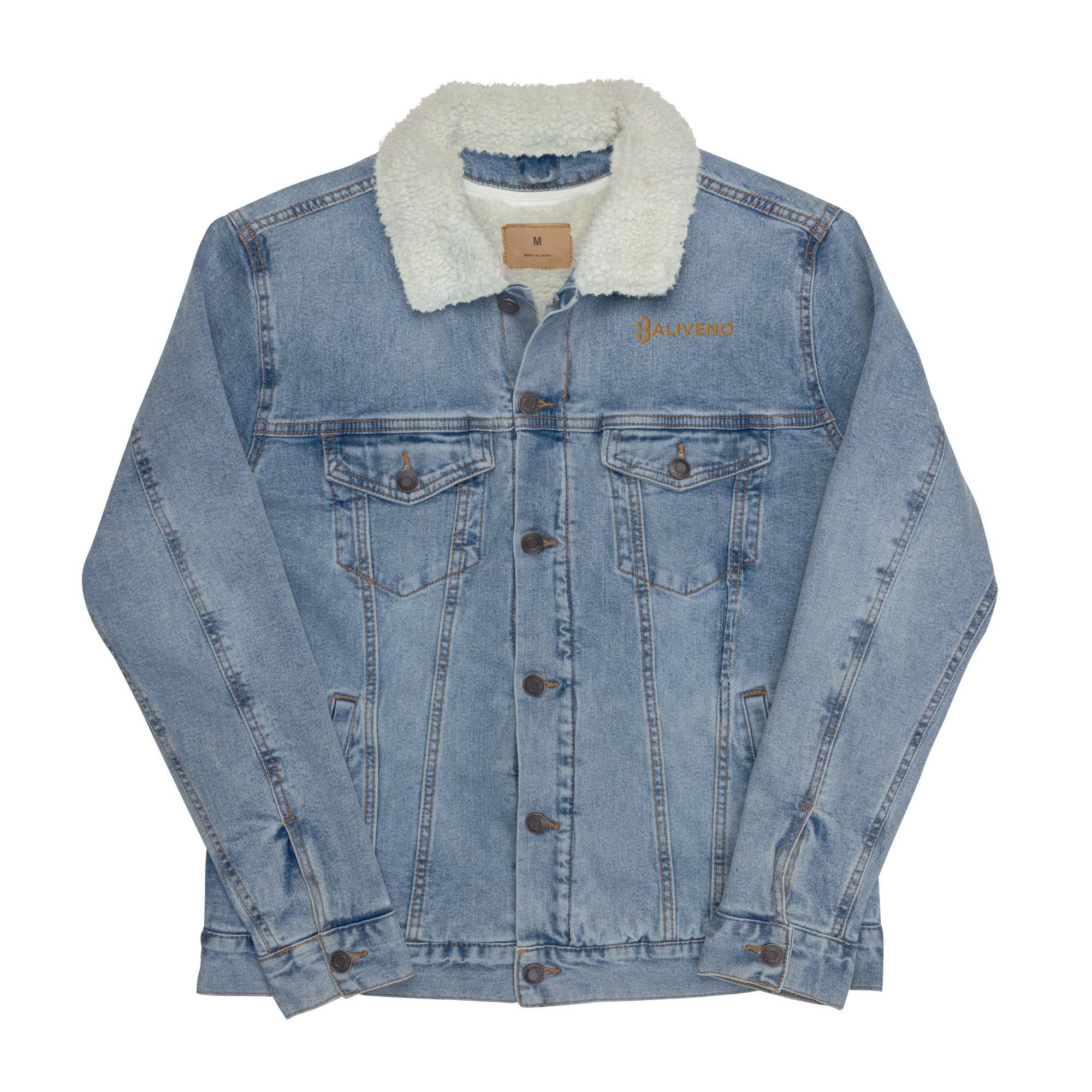 Unisex denim sherpa jacket - BALIVENO