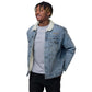 Unisex denimUnisex denim sherpa jacketIntroducing the timeless appeal of our Unisex Denim Sherpa Jacket. Whether you&