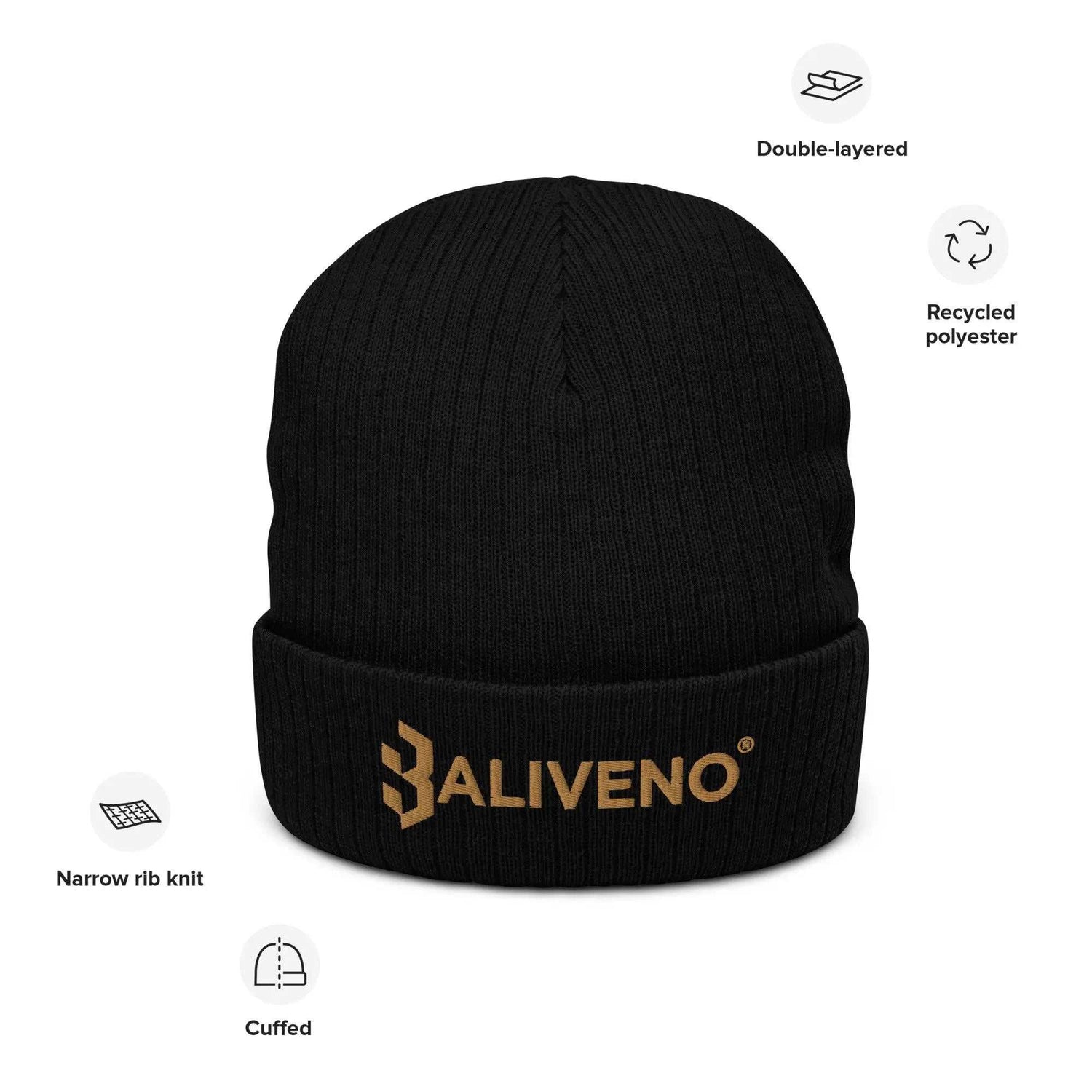 Baliveno Ribbed knitBaliveno Ribbed knit beanieMake a statement and set your own trends with the Baliveno Ribbed Knit Beanie – your go-to accessory for all seasons, not just the cold weather.
Crafted from a blend[Bal]