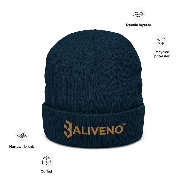 Baliveno RibbedBaliveno Ribbed knit beanieMake a statement and set your own trends with the Baliveno Ribbed Knit Beanie – your go-to accessory for all seasons, not just the cold weather.
Crafted from a blend[Bal]