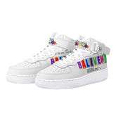 Baliveno UnisexBaliveno Unisex High Top Leather Sneakers* Custom all-over printed shoes with lace-up and velcro closure construction for a snug fit.* Made of high-quality eco-friendly PU upper to keep your shoes clean, wa[Bal]